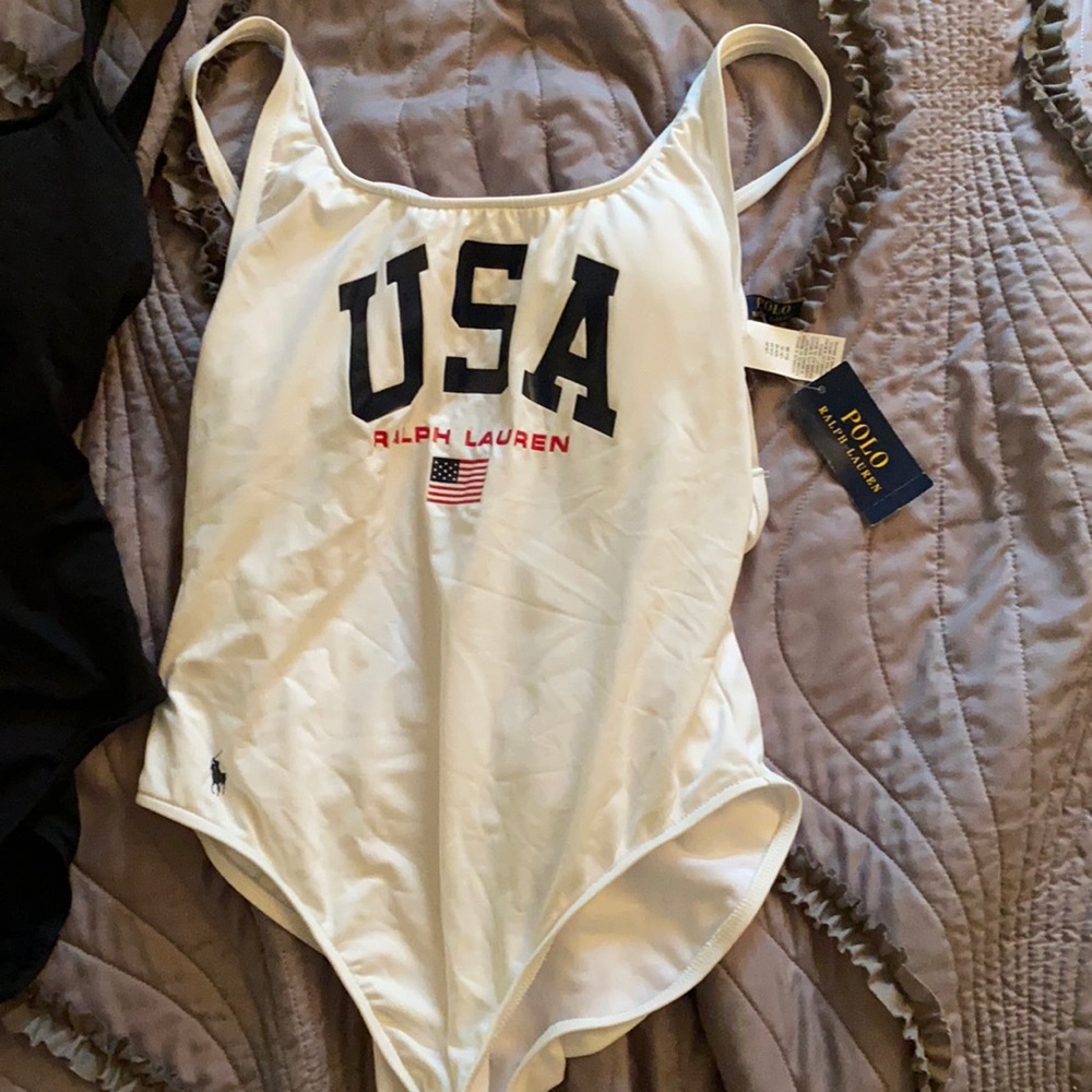 Polo by Ralph Lauren USA one piece bathing suit